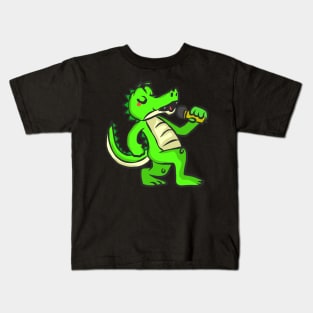 Crocodile animal motif alligator animal welfare for children Kids T-Shirt